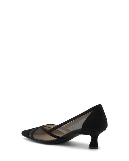 Adrienne Vittadini Black Slew Pump