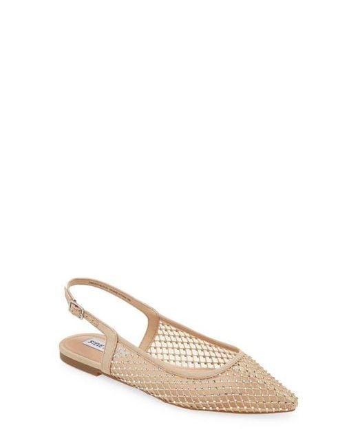 Steve Madden Natural Jubilant Slingback Flat