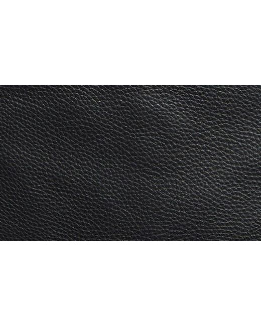 Sam Edelman Black Bay Chain Link Pebbled Leather Hobo Bag