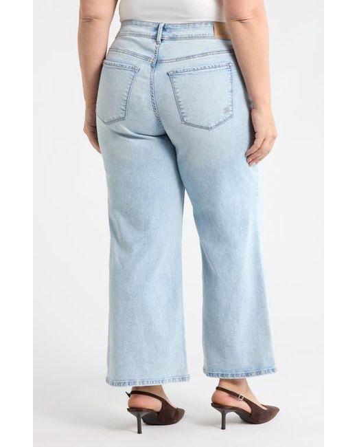 Seven7 Blue High Waist Loose Sneaker Jeans