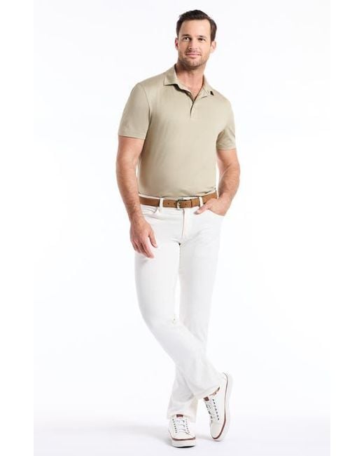 Robert Graham Natural Canto Knit Polo for men
