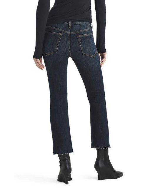 Rag & Bone Blue Peyton High Waist Ankle Bootcut Jeans