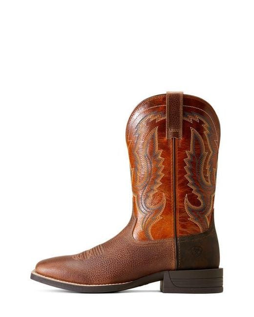Ariat Brown Steadfast Western Boot for men