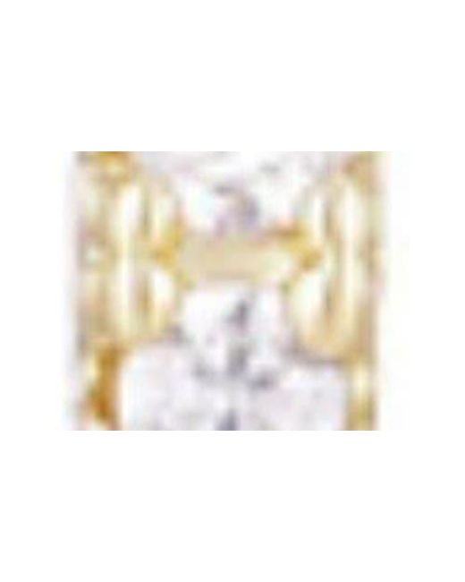 Adornia White Set Of 3 Assorted Hoops And Stud Earrings