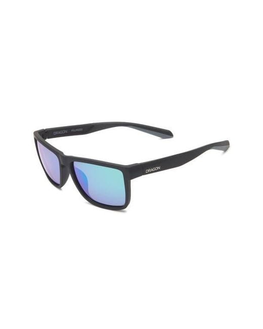 Dragon Multicolor 58Mm Rectangular Sunglasses