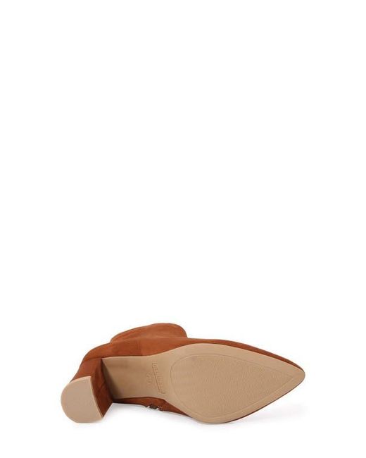 BERNESS Brown Sara Block Heel Bootie