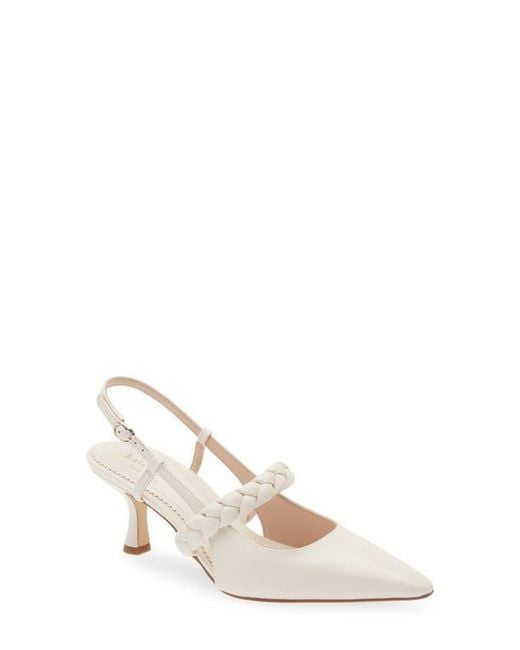Kate Spade White Maratea Slingback Pump