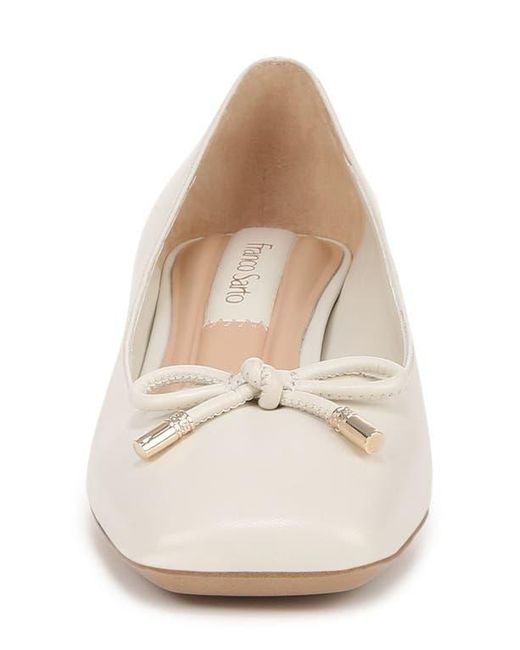 Franco Sarto Natural Natalia Block Heel Pump