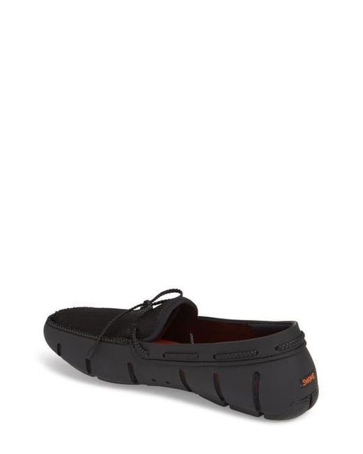 Swims Black Lace Loafer for men