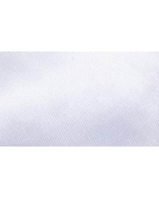 Con.struct White Solid Satin Bow Tie for men