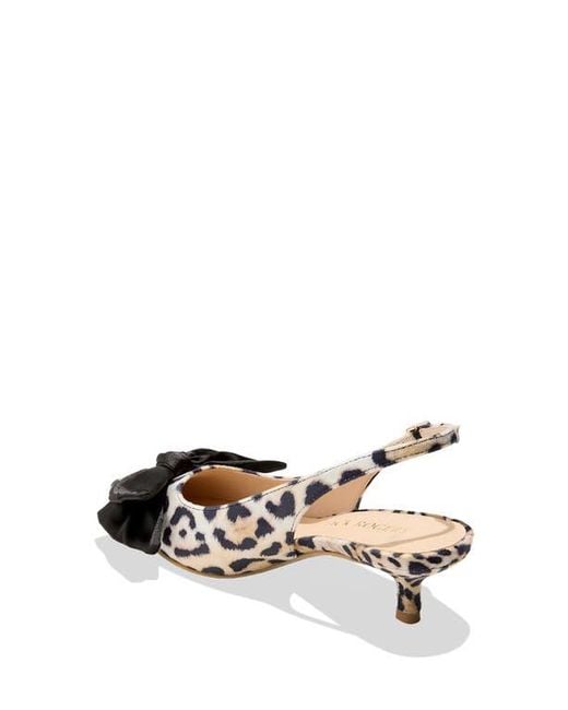 Jack Rogers Black Debra Slingback Pointed Toe Pump