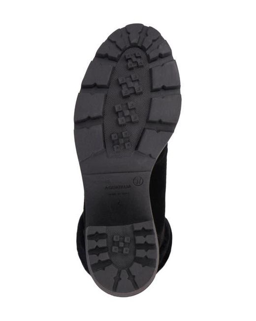 Aquatalia Black Vikki Lace-Up Boot