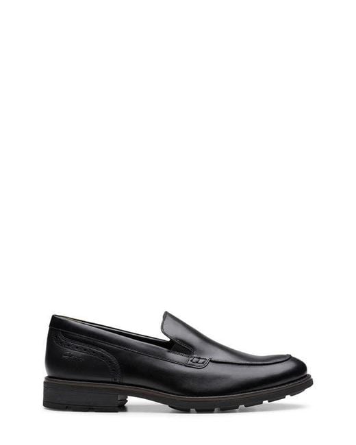Clarks Black Emmet Flexway Loafer for men