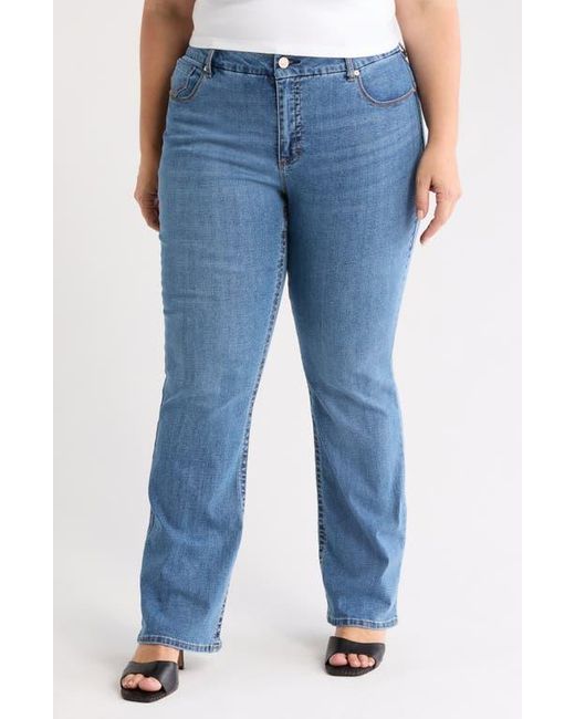 Seven7 Blue Tummyless Bootcut Jeans