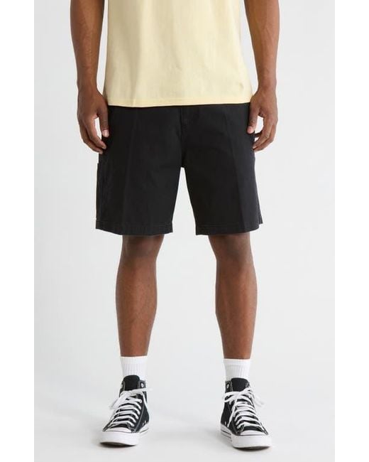 Obey Black Big Timer Carpenter Shorts for men