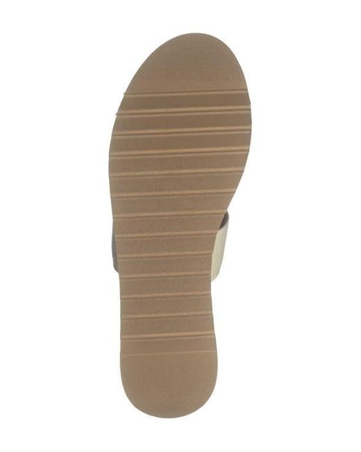 TOMS Metallic Lilo Platform Wedge Sandal