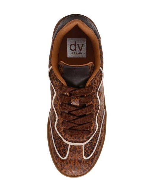 Dolce Vita Brown Venessa Low Top Sneaker