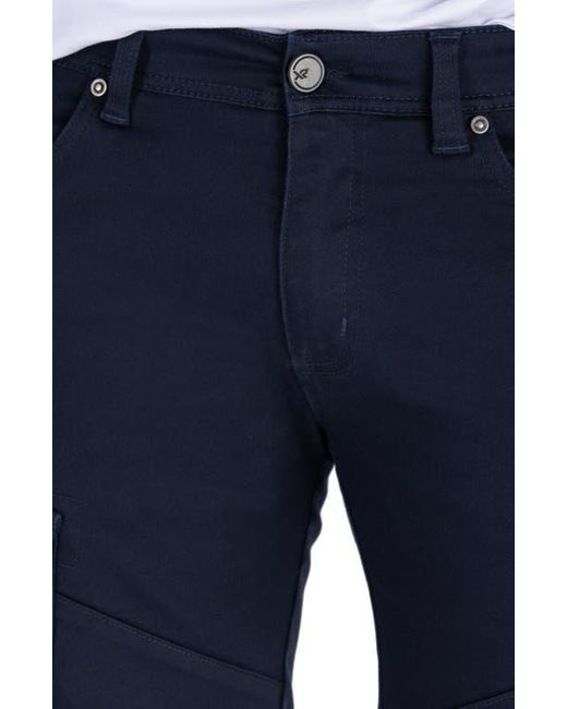 Xray Jeans Blue Five Pocket Shorts for men