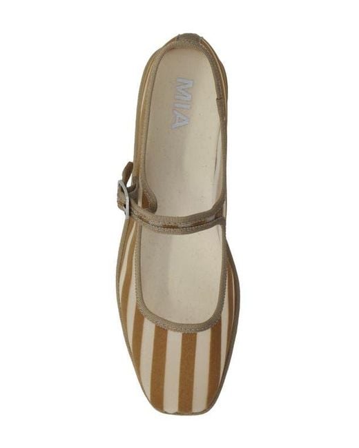 MIA Natural Morocco Mary Jane Flat