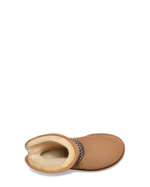 Ugg Brown Classic Short Crescent Bootie