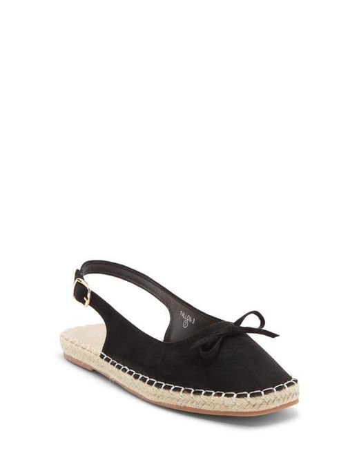 Top Moda Black Fallon Slingback Flat