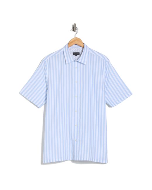 Ted Baker White Stripe Cotton Button-up Shirt for men