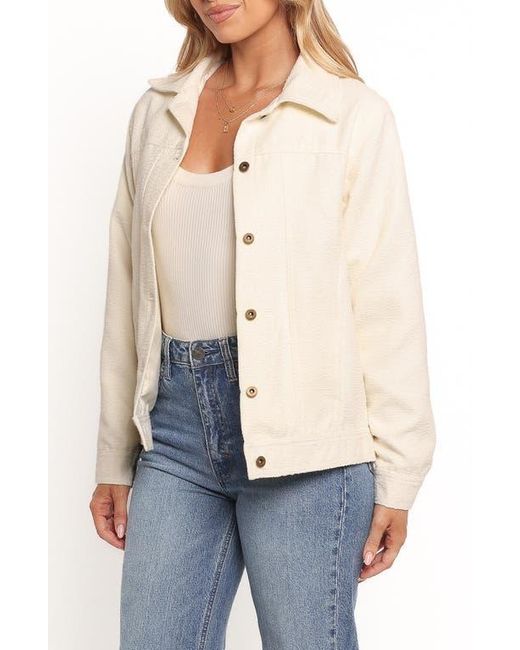 Petal & Pup Natural Sandy Bouclé Jacket