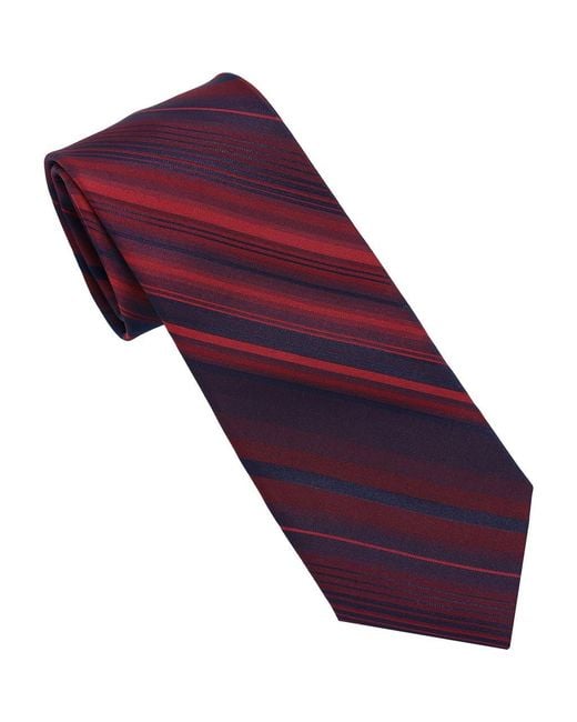 DKNY Purple Bold Stripe Tie for men