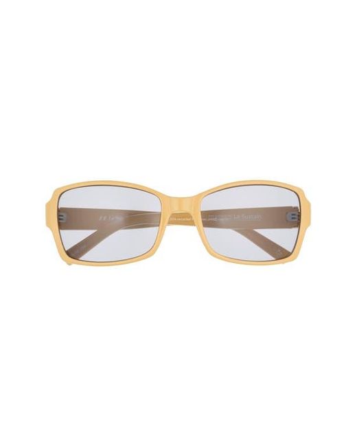 Le Specs Multicolor Trance 56Mm Rectangular Sunglasses