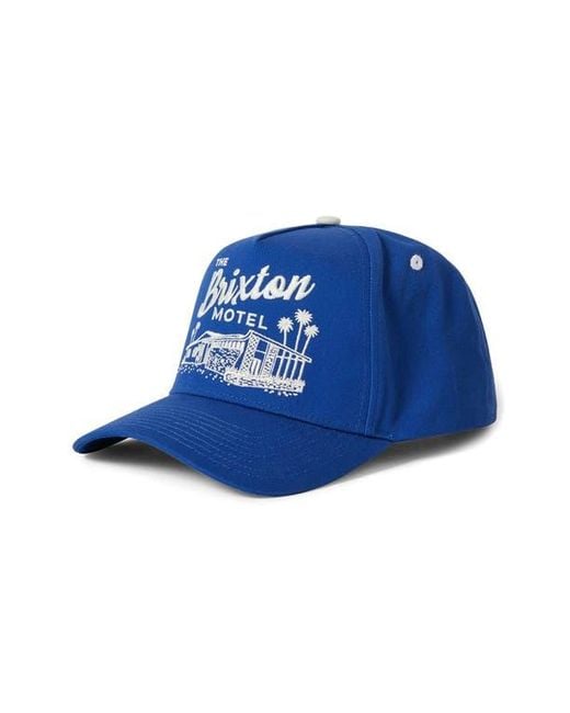 Brixton Blue Motel Netplus Snapback Baseball Cap