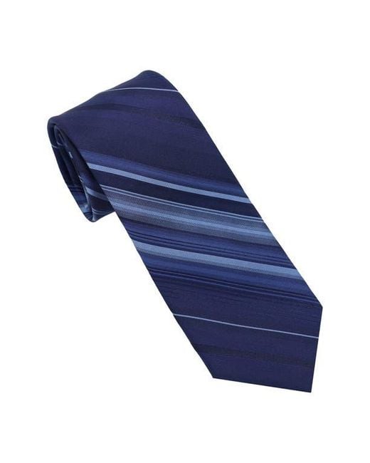 DKNY Blue Bold Stripe Tie for men