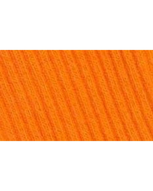 BBCICECREAM Orange Microgravity Crew Socks for men