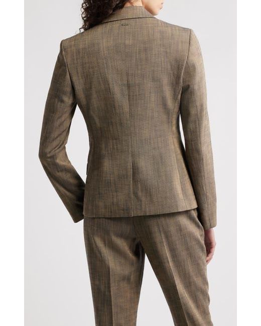 Boss Brown Jia One-Button Blazer