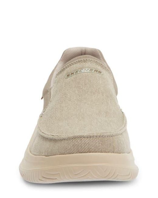 Skechers Natural Hasting Fielden Slip-On Sneaker for men