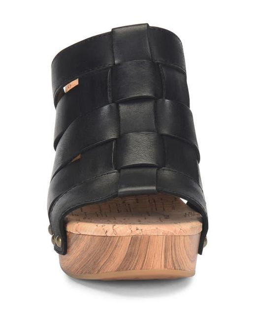 Kork-Ease Black Devan Platform Sandal