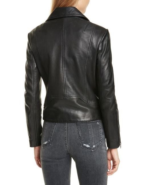 Rag & Bone Multicolor Mack Leather Moto Jacket