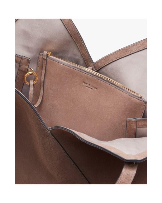 Rag & Bone Brown Alix Suede Tote