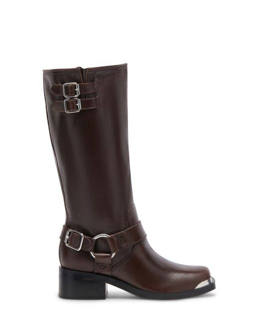 Dolce Vita Evi Leather Moto Boot in Brown Lyst