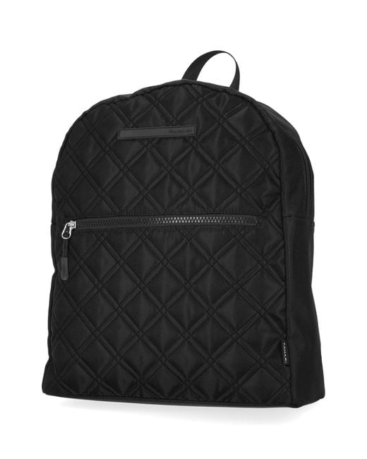 Tahari Brett Quilted Nylon Backpack in Black | Lyst