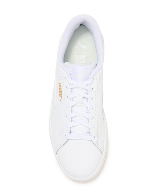 PUMA White Smash 3.0 Low Top Sneaker for men