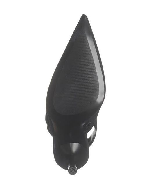 Steve Madden Black Stefani Slingback Pump