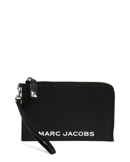 Marc Jacobs Black Zip Around Wristlet Card Case