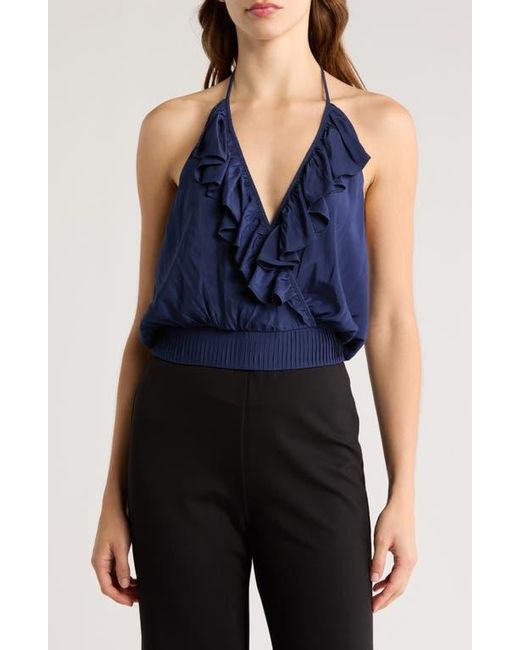Ramy Brook Blue Nina Strappy Halter Top