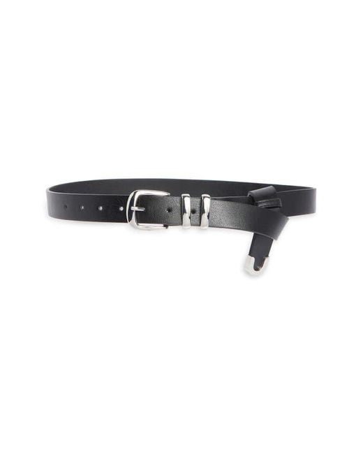 Steve Madden Black Extended Tail Belt