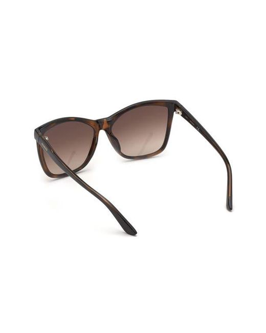 Guess Brown Square Sunglasses for men