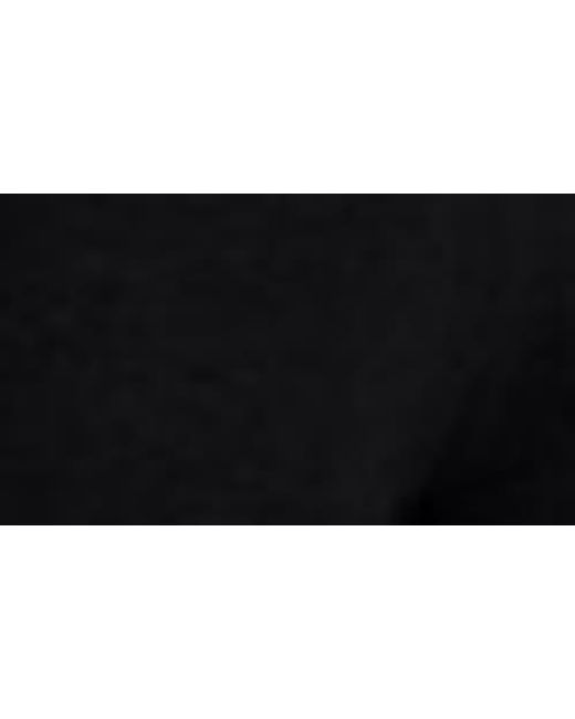 Memoi Black Cotton Blend Solid Leggings