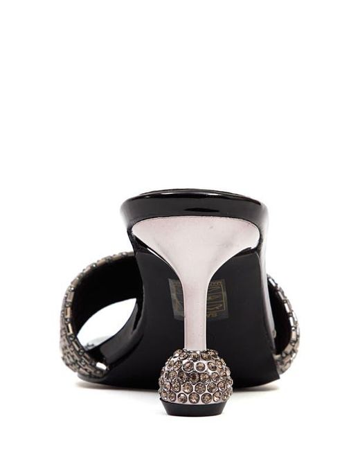 Ninety Union Black Sassy Crystal Slide Sandal