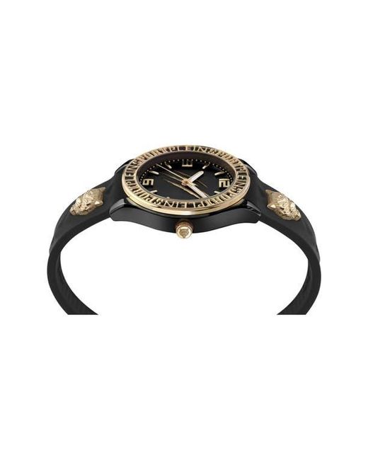 Philipp Plein Metallic Eclipse Silicone Strap Watch, 36Mm for men
