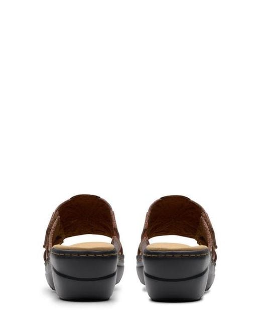 Clarks Multicolor Merliah Belle Wedge Sandal