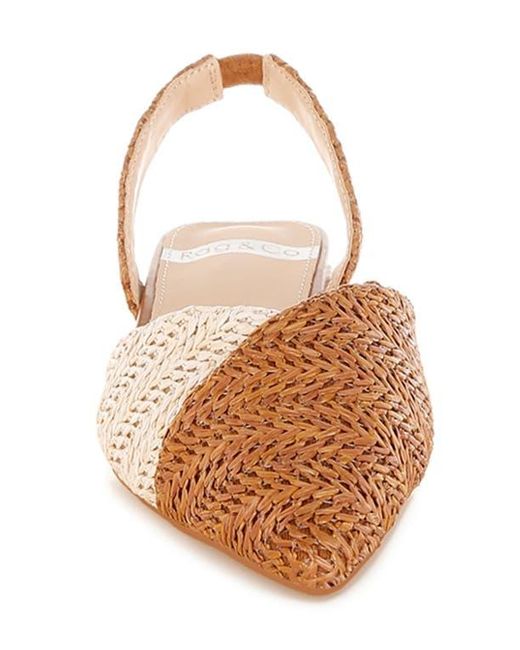 Rag & Co Natural Kinjay Slingback Pump